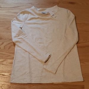 Loft long sleeve, button back